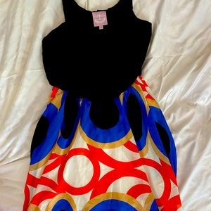 Sleeveless dress is size medium.